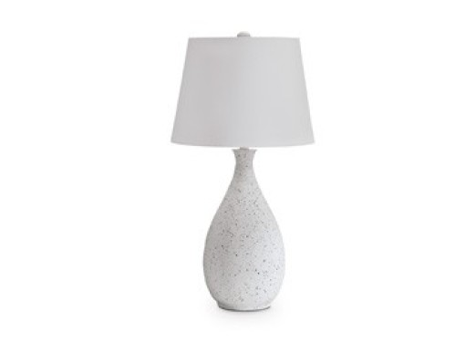 Wyattford - White / Black - Metal Table Lamp