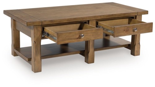 Vandenmore - Medium Brown - Rectangular End Table