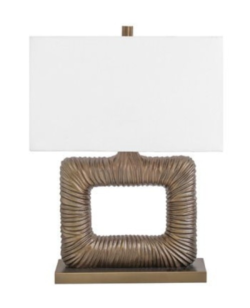 Garronby - Antique Brass Finish - Metal Table Lamp