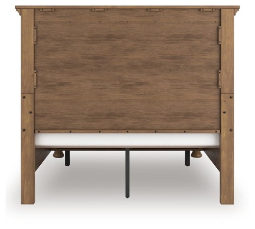 Feddinger - Medium Brown - California King Panel Storage Bed