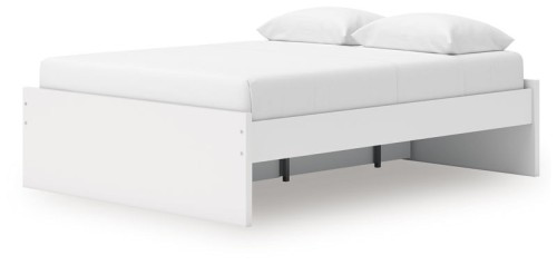 Onita - White - King Platform Bed With 2 Side Storage