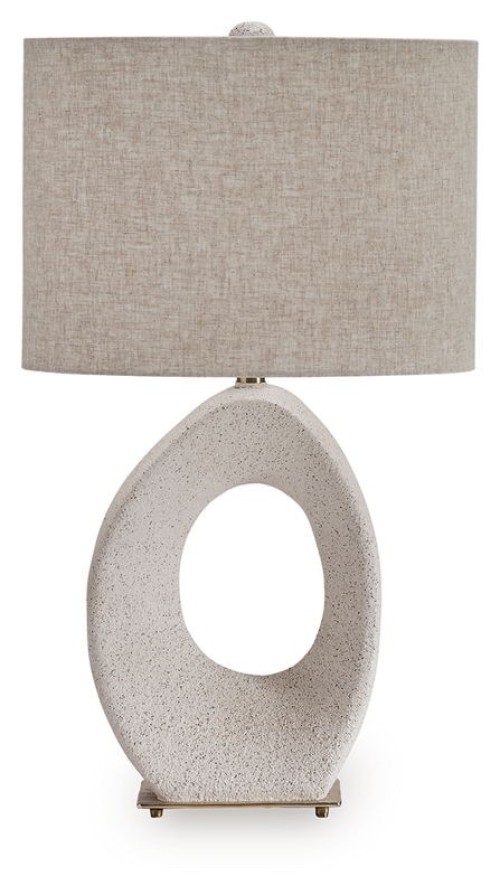 Trentlen - Cream / Gold Finish - Paper Table Lamp