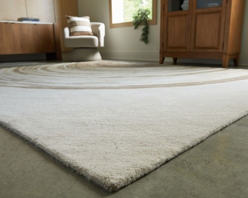 Rizwana - Ivory / Brown / Gray - Medium Rug