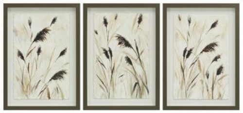 Honslow - Brown / Black / White - Wall Art Set (Set of 3)