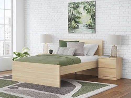 Onita - Natural - King Panel Headboard