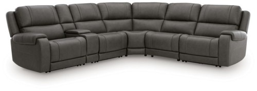 5Z - Pittson - 6-Piece Power Reclining Sectional With Storage Console - Anchor
