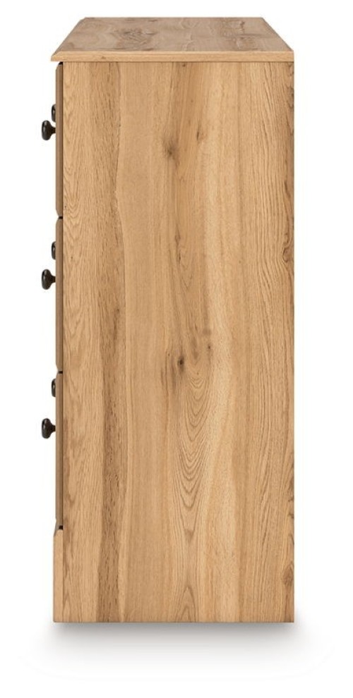 Aleaport - Warm Brown - Dresser and Mirror