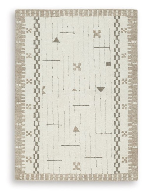 Dot - Cream / Brown / Taupe - Medium Rug