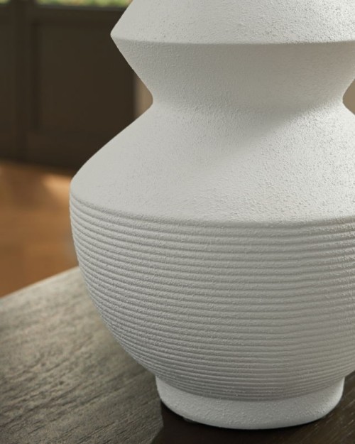 Naveen - White - Vase - 18"
