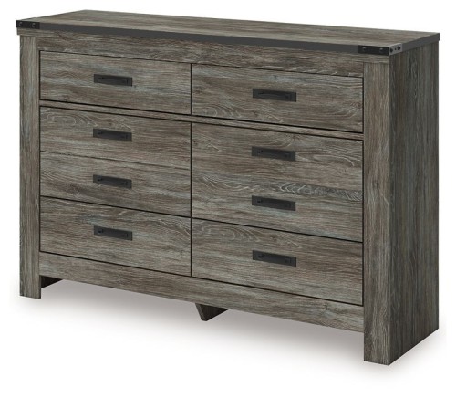Frandern - Gray - Dresser And Mirror