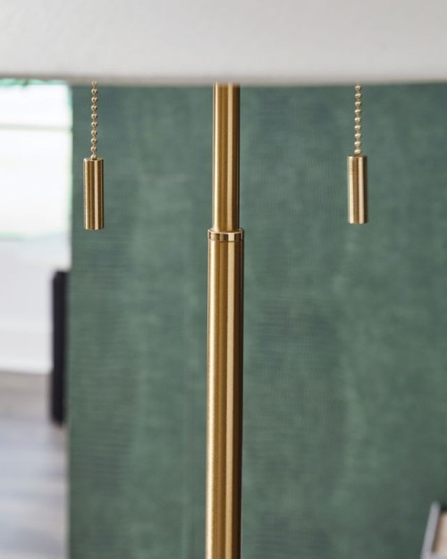Haigwood - Gold Finish - Metal Floor Lamp