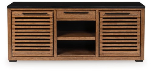 Kallari - Warm Brown / Black - Credenza