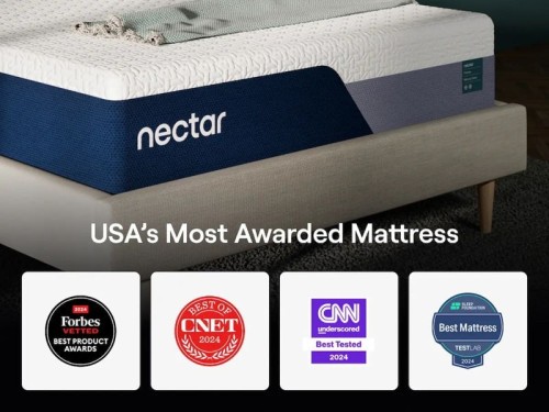 Nectar Premier Memory Foam 5.1 - White - Twin XL Mattress