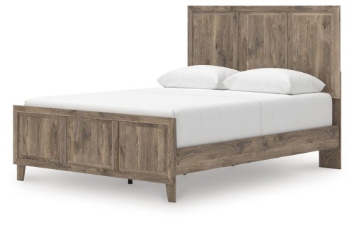 Rusticott - Brown - King Panel Bed
