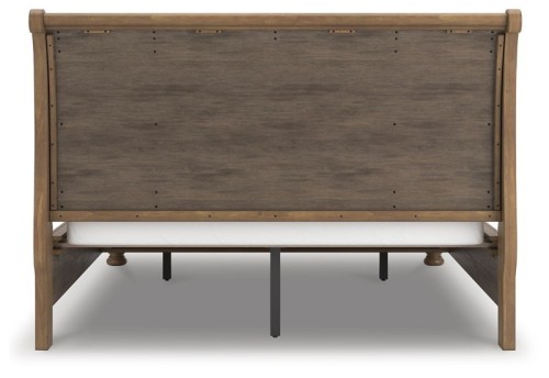 Feddinger - Medium Brown - Queen Storage Sleigh Bed