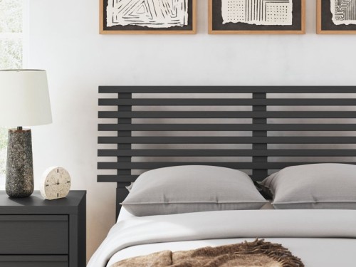 Danziar - Black - King Slat Panel Bed