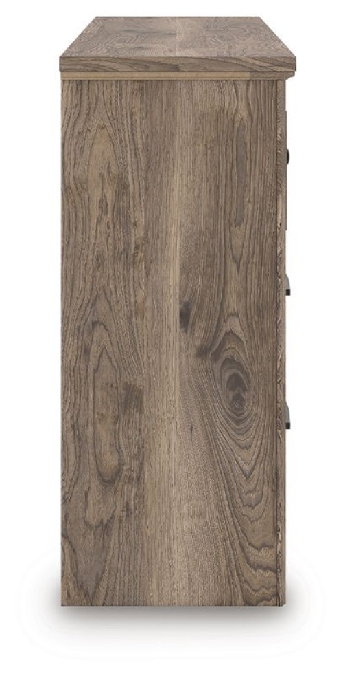 Rusticott - Brown - Dresser And Mirror