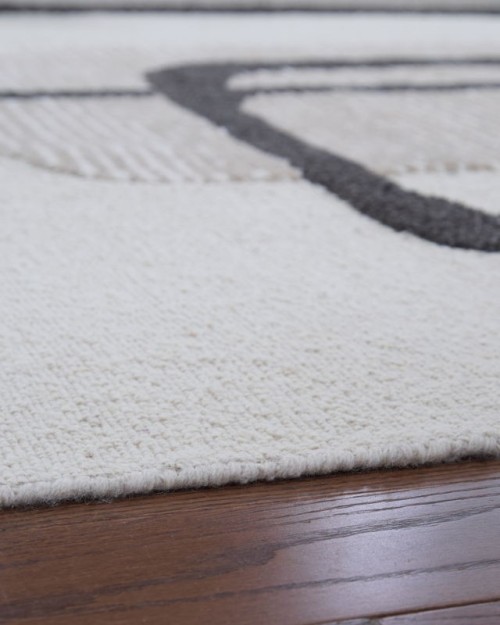 Davismour - Ivory / Taupe / Charcoal - Large Rug