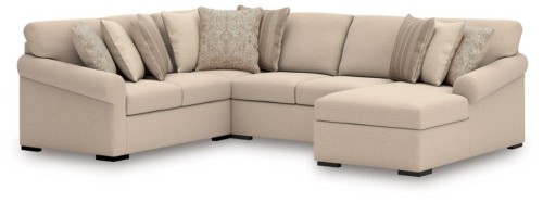 LadyMae - Twill - 2-Piece Sectional With LAF Corner Chaise