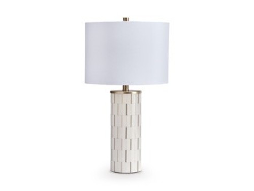 Faridworth - White / Gold Finish - Poly Table Lamp