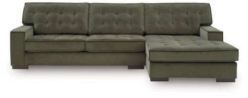 Caspian-Town - Olive - 2-Piece Sectional With LAF Corner Chaise