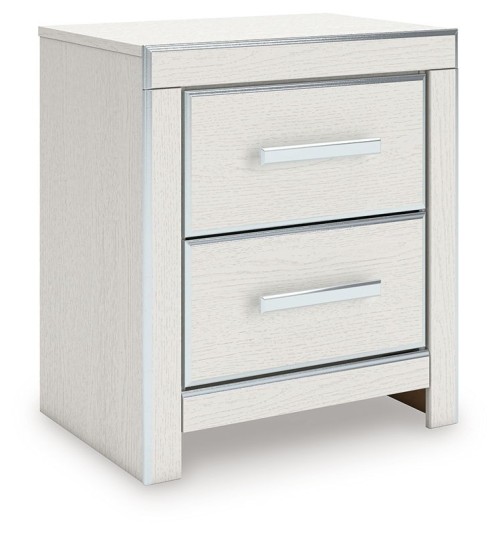Zuraleus - White - Two Drawer Night Stand