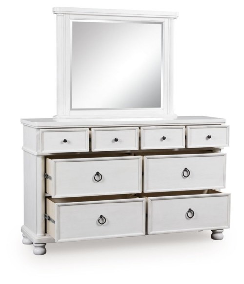 Rowlenstown - Brown - Dresser And Mirror
