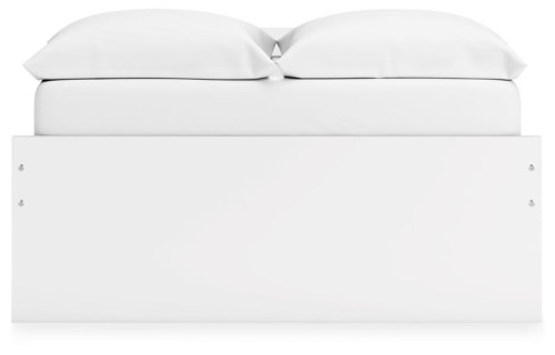 Onita - White - Queen Platform Bed With 2 Side Storage