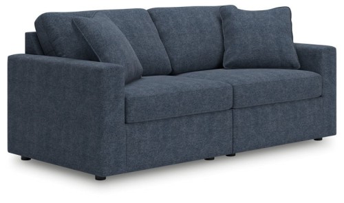 Modmax - Ink - 6-Piece Sectional With Audio System, Raf Corner Chaise And LAF Corner Chair