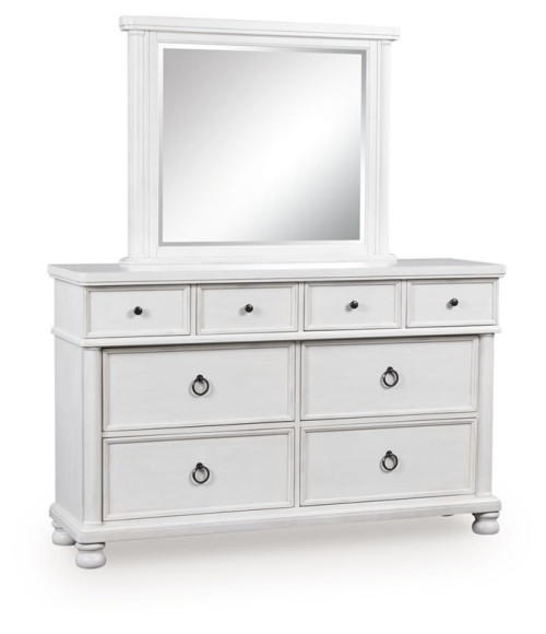 Rowlenstown - Brown - Dresser And Mirror