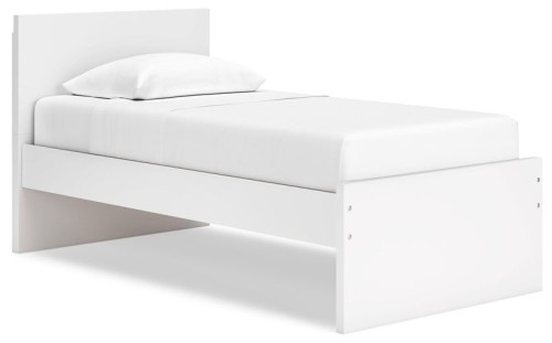 Onita - White - Queen Panel Platform Bed With 2 Side Storage