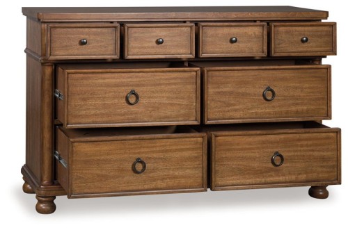 Rowlenstown - Brown - Dresser And Mirror