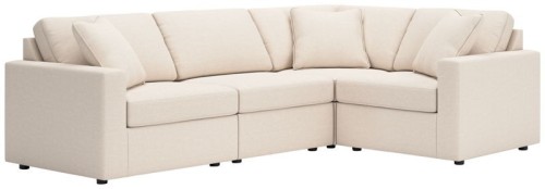 Modmax - Oyster - 4-Piece Sectional With LAF / RAF Corner Chairs