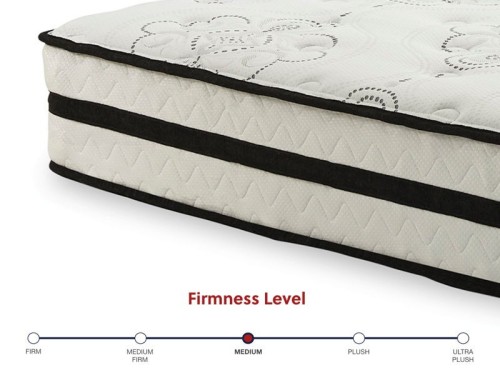 Chime 10 Inch Hybrid - White - 10" Queen Mattress