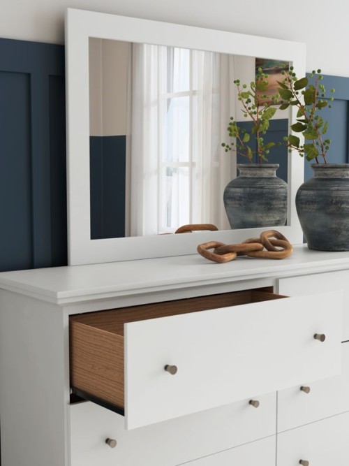 Bostwick Shoals - White - Dresser and Mirror