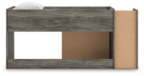 Frandern - Gray - Twin Loft Bed With Drawer Storage