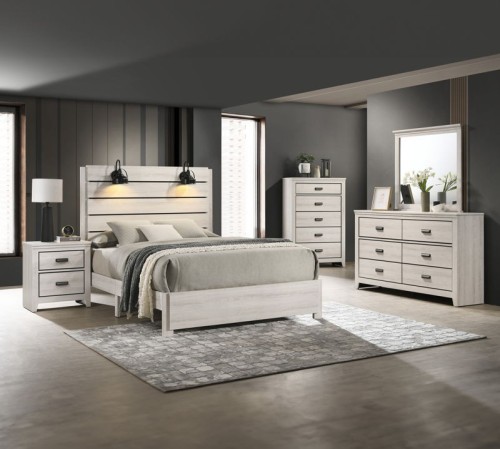 Carter - Full 4 Piece Bedroom Set - Brown