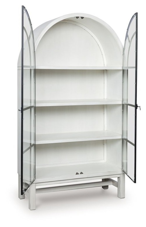 Greddinton - Black / Brown - Display Cabinet