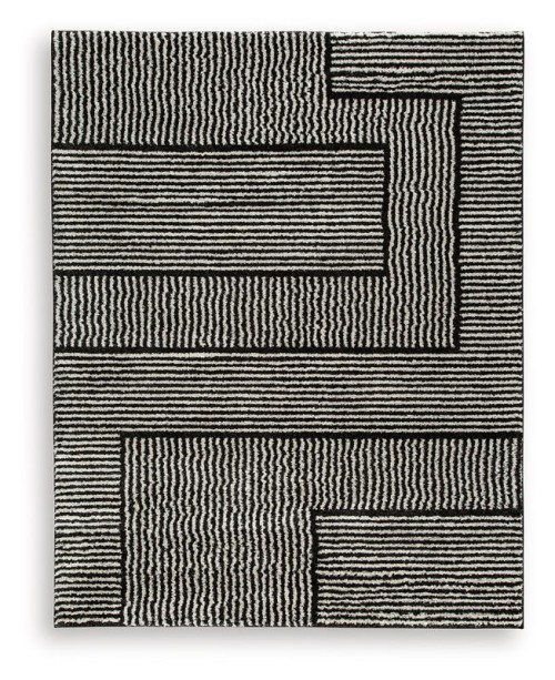Kurtmen - Black / Ivory - Large Rug