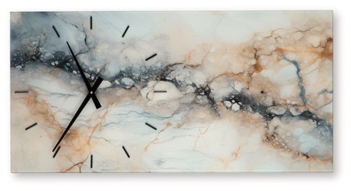 Teague - Black / Gold Finish - Wall Clock