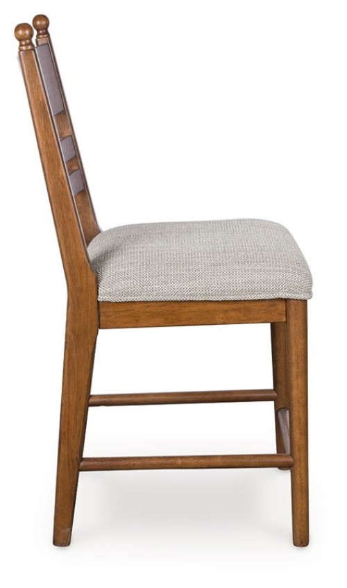 Greddinton - Black - Upholstered Barstool (Set of 2)