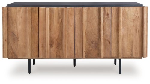 Quintavious - Brown / Charcoal - Accent Cabinet