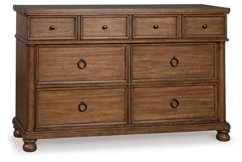 Rowlenstown - Brown - Dresser And Mirror