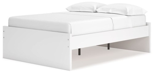 Onita - White - Queen Platform Bed With 2 Side Storage