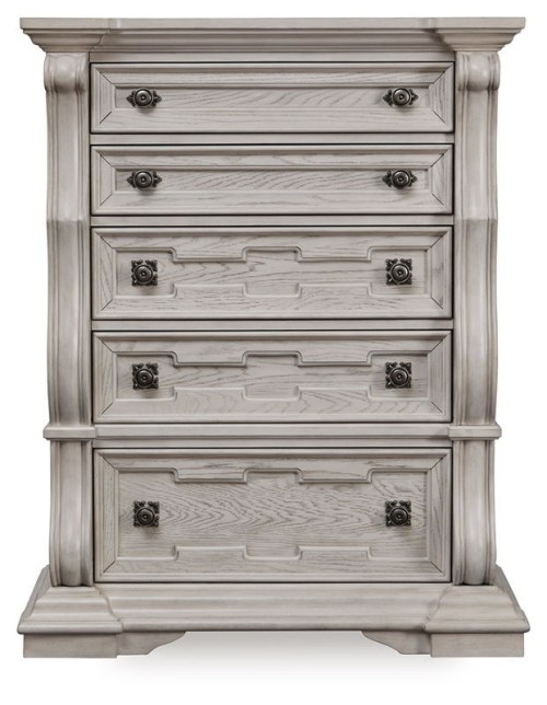 Bruchandi - Antique White - Five Drawer Chest