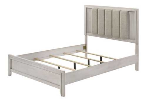 Carlton - Queen 5 Piece Bedroom Set - White Mist