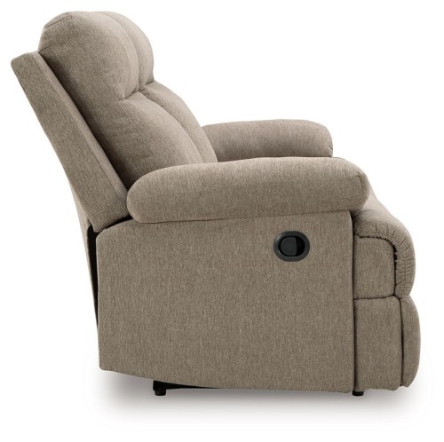 Side-Swipe - Mocha - Reclining Sofa With Drop Down Table