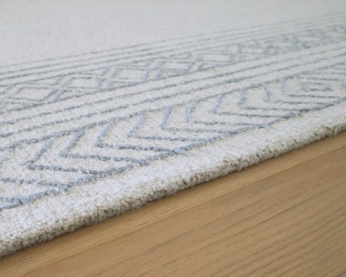 Azelhurst - Blue / Ivory / Gray - Medium Rug