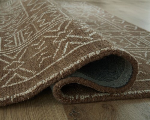 Merrittman - Brown / Ivory - Medium Rug