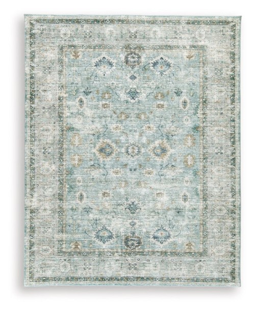 Ladstoney - Teal / Beige / Ochre - Medium Rug